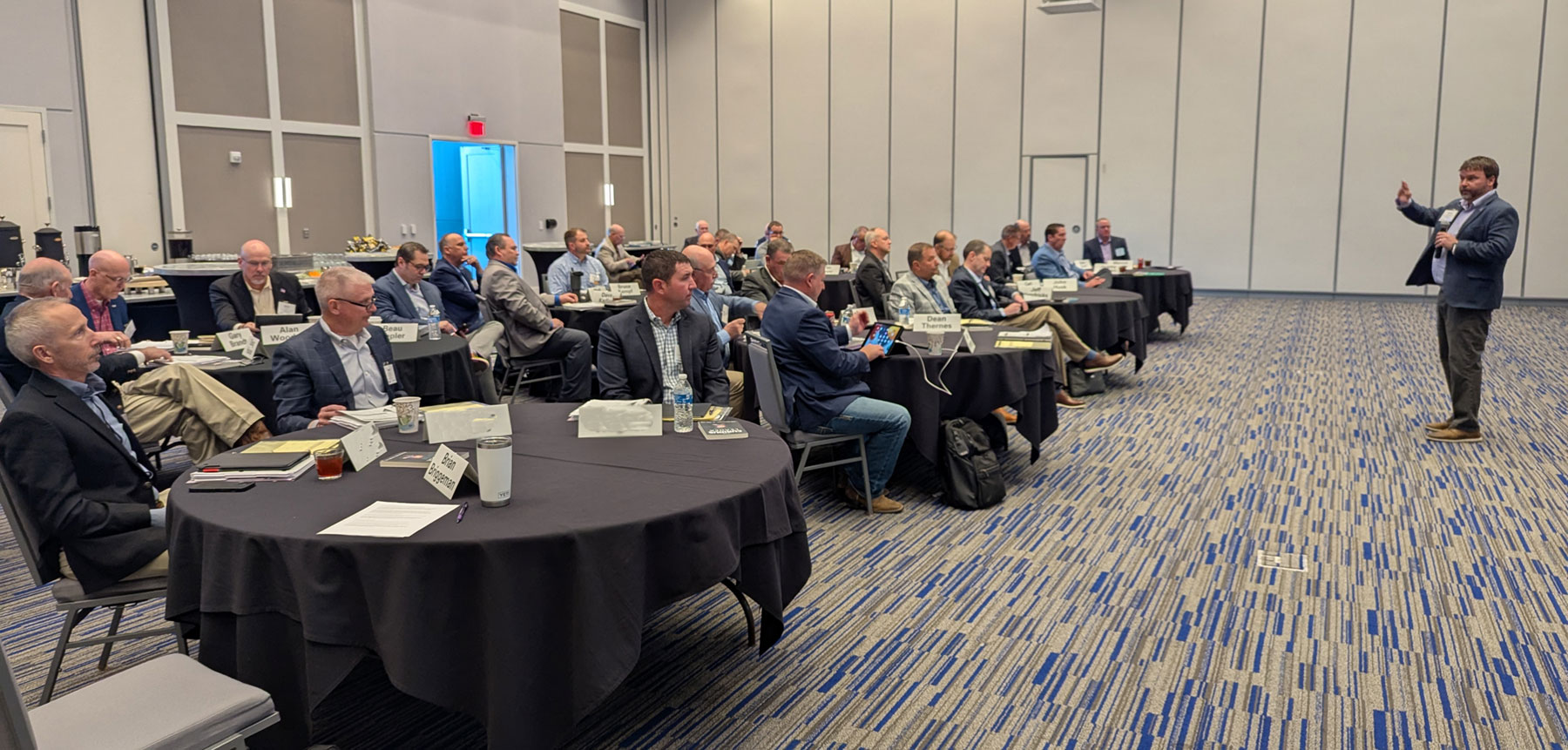 Brian with CEO Roundtable group 2025