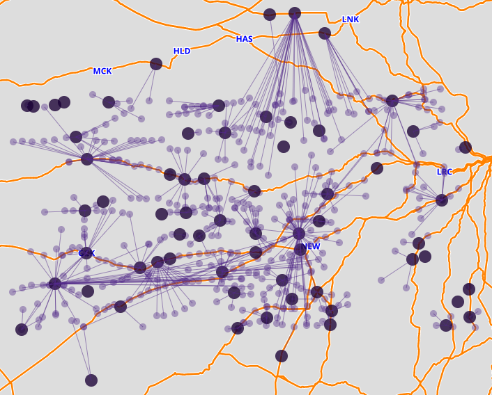 all co-op grain locations in KS railway map