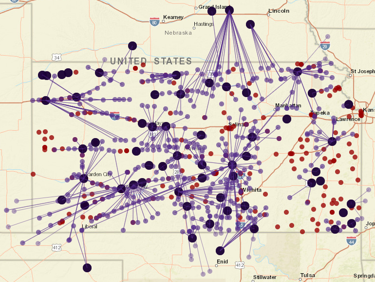 KS Co-op Grain and non-Cooperative grain locations
